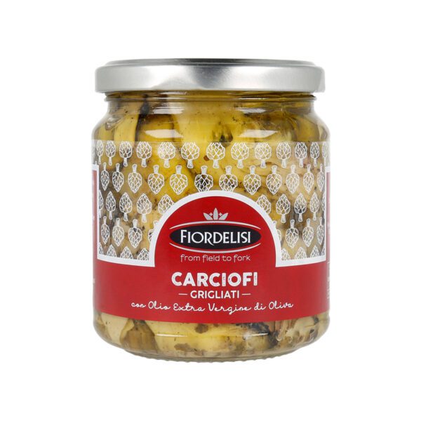 carciofi grigliati con olio extra vergine di oliva