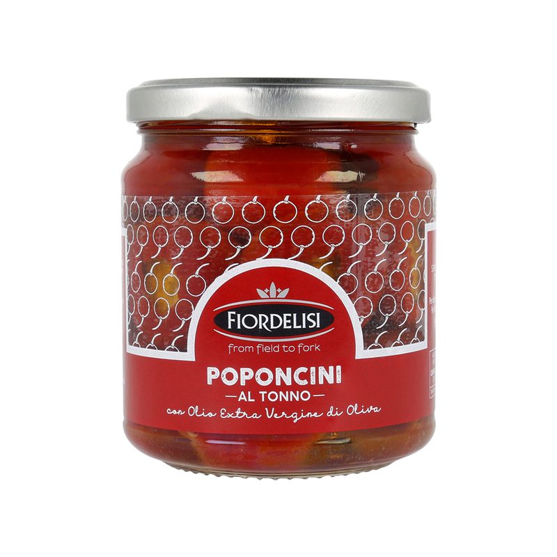 poponcini al tonno con olio extra vergine di oliva 280 g
