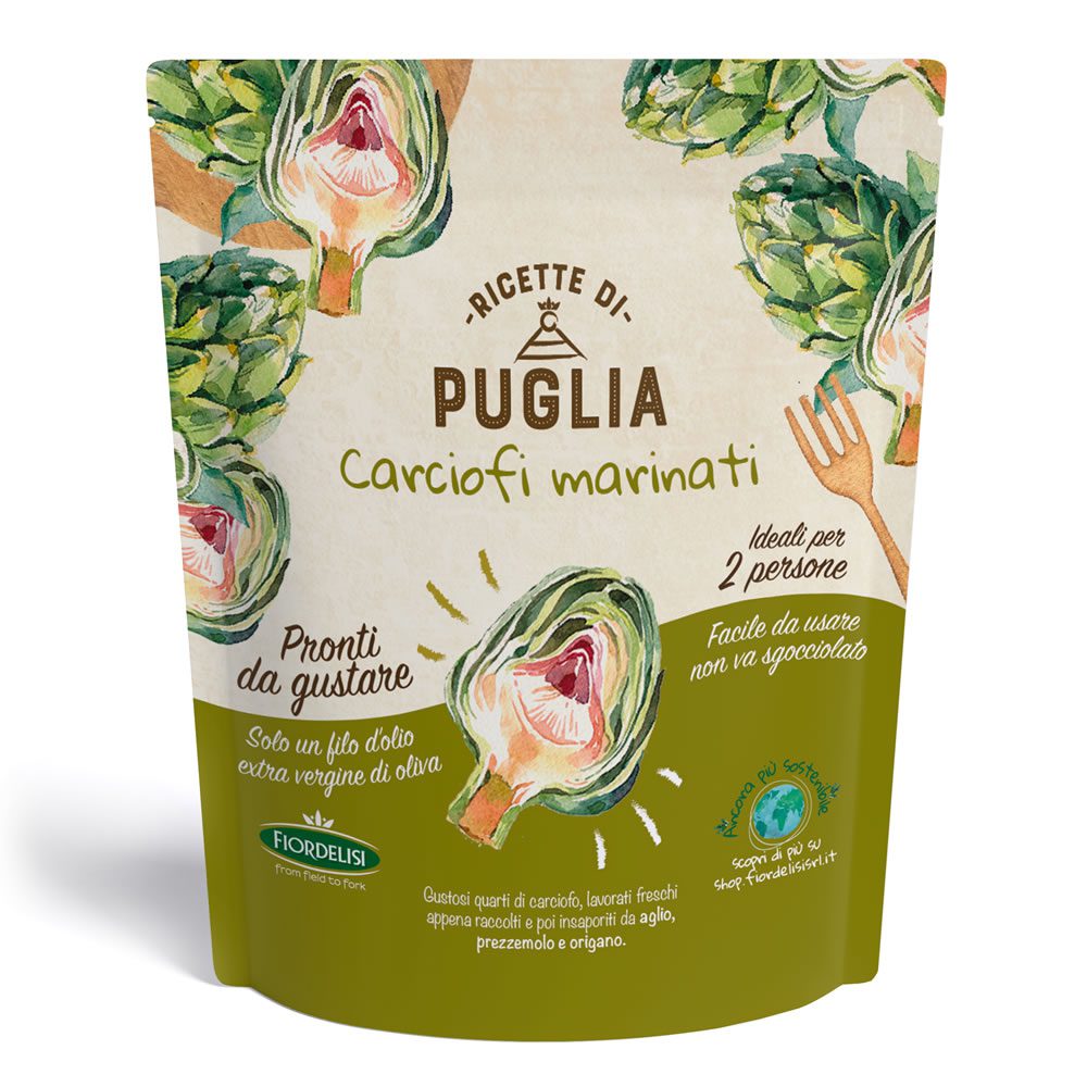 Carciofi marinati pronti da gustare 100 g