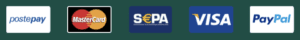 Postepay, Mastercard, SEPA, circuito Visa e PayPal